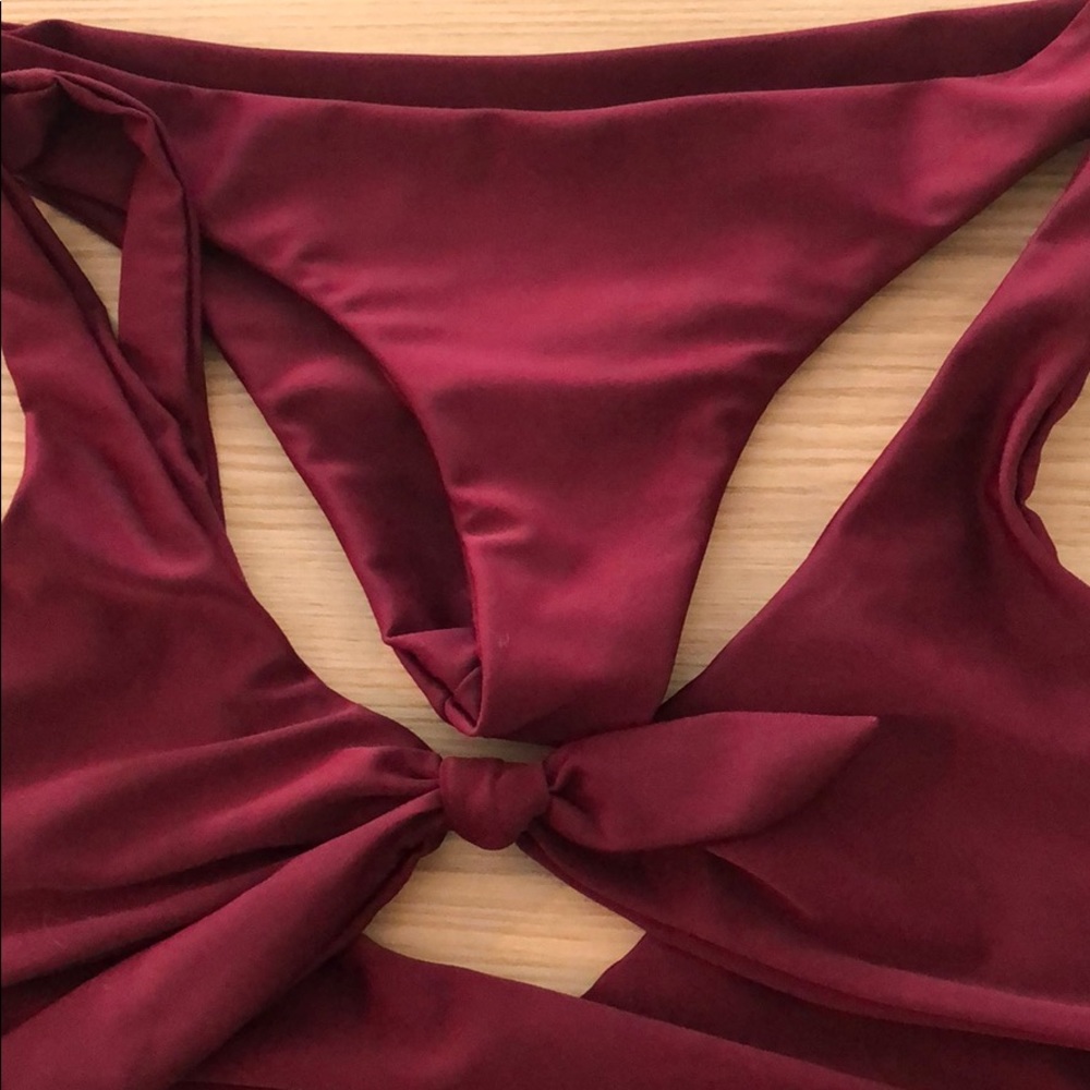 Maroon Bikini